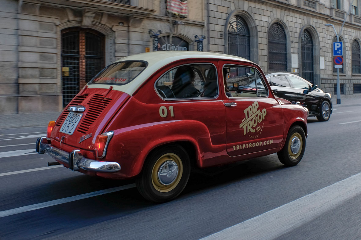 trip troop alquila seat 600 todo el día barcelona